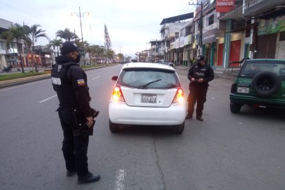 La Policía realiza controles permanentes en las calles de Guayas.