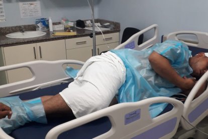 Ronald Vera salió con un cliente que le pidió una carrera desde Salitre (Guayas) hacia Esmeraldas.