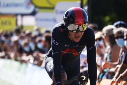 El ciclista publicó fotos horas antes de su debut en Tokio 2020.