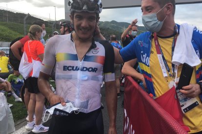 Richard Carapaz impuso su destreza para obtener la medalla de oro en los Juegos Olímpico.