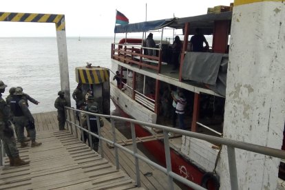 La embarcación, cuyo nombre es Lisette, llevaba media hora de recorrido