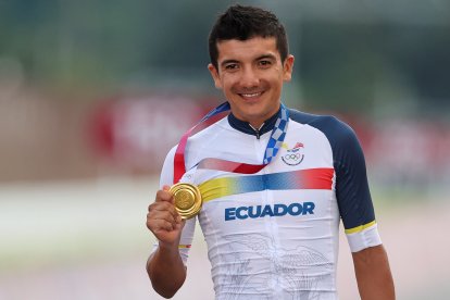 Richard Carapaz, una historia de locura en el ciclismo.