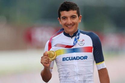 Richard Carapaz le otorgó la segunda medalla de oro en la historia olímpica del Ecuador.