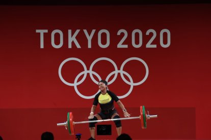 Alexandra Escobar sufrió momentos de tensión en su participación.
