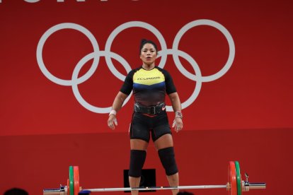 La halterista Alexandra  Escobar lleva más de 20 años representando de forma exitosa al país.