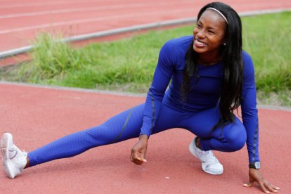 Ángela Tenorio no clasificó a la final de los 100 metros planos.
