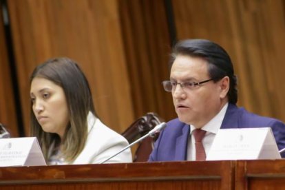 El presidente de la Comisión de Fiscalización, Fernando Villavicencio.