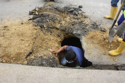 Por aproximadamente dos meses 'trabajaron' los pillos para perpetrar el robo que resultó frustrado.