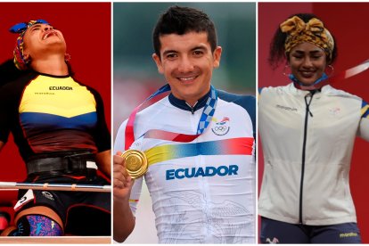 Neisi Dajomes, Richard Carapaz y Tamara Salazar ya son glorias del deporte ecuatoriano.