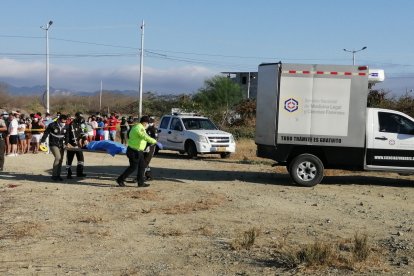 Los familiares de Edwin Valentín Cedeño Reyes lamentaban su deceso.