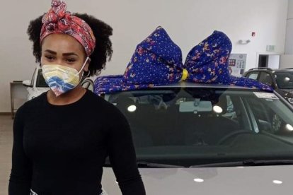 Neisi Dajomes recibió un vehículo como regalo, tras obtener la medalla de oro en Tokio.