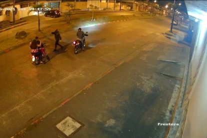 Los hechos quedaron registrados en sistemas de seguridad públicos y privados.