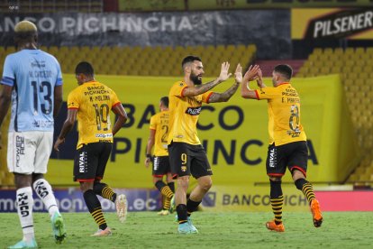 Gonzalo Mastriani y Emmanuel Martínez hicieron los goles en Barcelona ante el Guayaquil City.