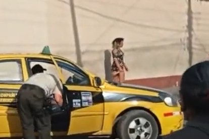 El hecho ocurrió cerca de una cooperativa de taxis de esa parroquia.