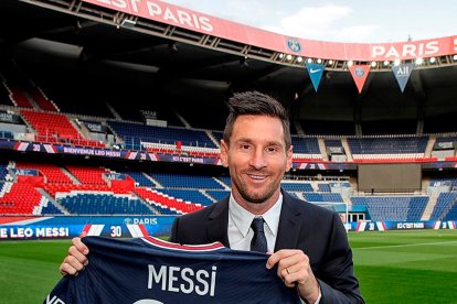 Lionel Messi y el número 30 que vuelve a utilizar.