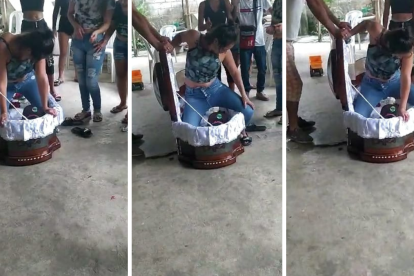 Antes de ser llevado al cementerio, el Ruso fue ‘homenajeado’ por sus amigas.