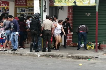 Jonny Quiroz Pibaque quedó sin vida en el lugar donde lo ‘acorralaron’.
