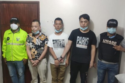 Los asiáticos fueron detenidos en marzo pasado.