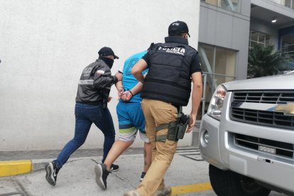 El sospechoso fue trasladado a la Unidad Judicial del cuartel Modelo.