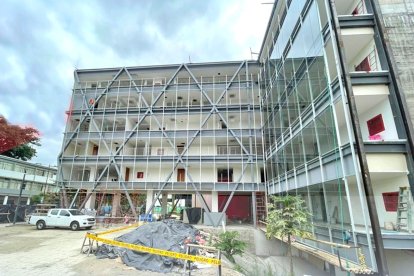 El edificio luce imponente. Atrás quedaron las secuelas del terremto de 2016.