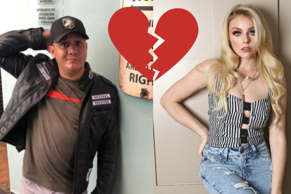 Carlos José Matamoros y La Gringa finalizan su relación.