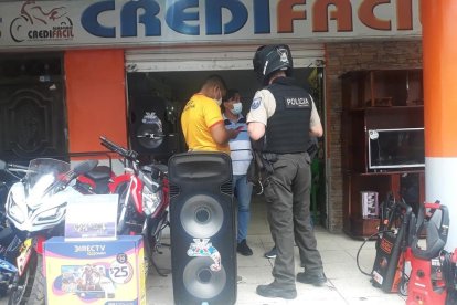 La Policía llegó a uno de los establecimientos visitados por los 'choros'