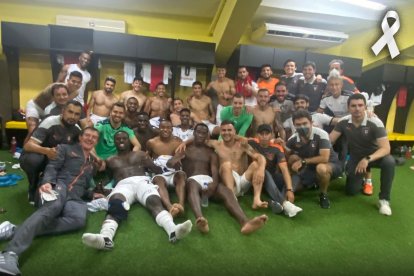 Liga de Quito en el camerino del estadio Monumental, el trabajo estaba bien hecho. Tres puntos al bolsillo.