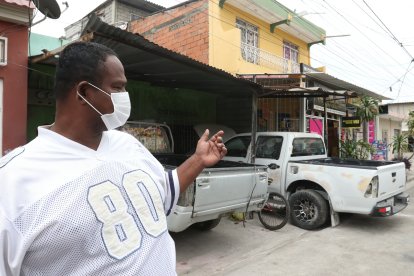 Pedro Luis Muñoz se armó de valor y enfrentó a dos pillos.