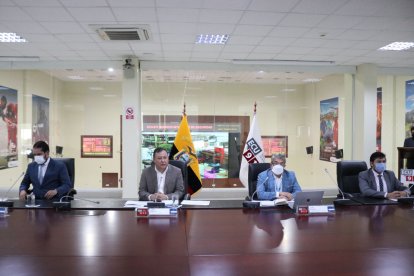 La reunión del COE se realizó la mañana de este 26 de agosto.