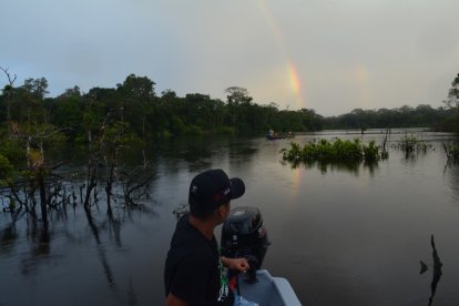 Ir a Aguarico es un emocionante viaje en medio del verdor de los bosques.