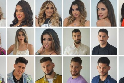 Concursantes del relaity.