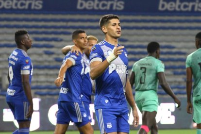 Emelec goleó a Olmedo en el estadio Banco Pacífico.