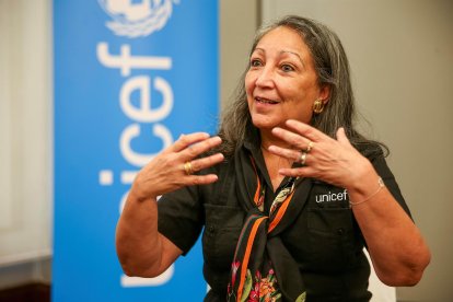 La directora regional de Unicef para América Latina y El Caribe, Jean Gough.