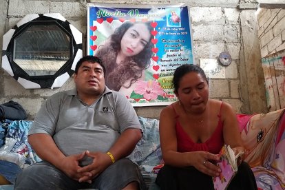 Los padres de Noelia Selena, Mayra Parrales y Pablo Vargas, conservan sus fotografías.