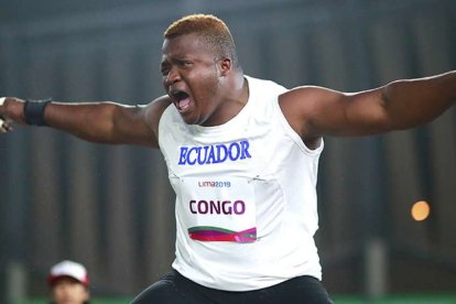 El ecuatoriano Jordi Congo buscará alcanzar una medalla paralímpica en el lanzamiento de bala.