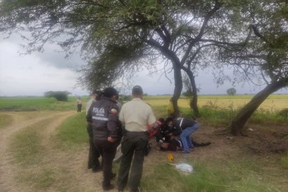 Así quedó Johnny Salazar tras ser asesinado, al parecer, cuando iba a su trabajo.