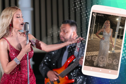 Jasú presentó su nueva producción musical con pasillos y rockola