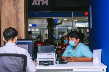 Una de las oficinas de la ATM donde se pueden pagar las multas de tránsito