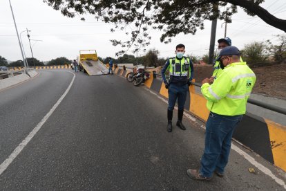 Por este lugar circulaba el joven motorizado, la mañana del domingo 5 de septiembre.