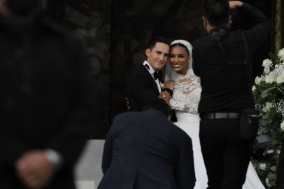 Juan David Borrero y Jasmine Tookes se casaron el 4 de septiembre en Quito