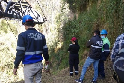 En la última búsqueda de los restos de Natalia.