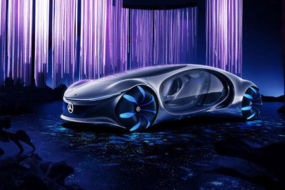 Mercedes-Benz presentó su carro futurista.