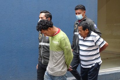 Los sospechosos fueron llevados a la Unidad Judicial de Flagrancia, de Guayaquil.