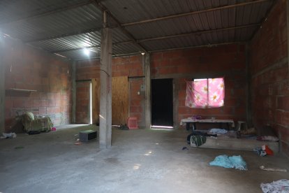 En este lugar fue hallado el perjudicado, sin vida, según informó la Policía.