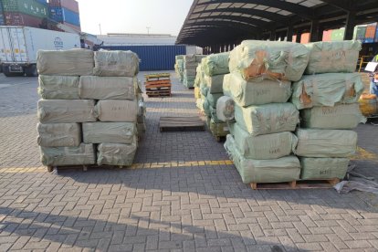 La mercadería estaba dentro de un contenedor que iba a ser sacado de la terminal portuaria de Guayaquil.