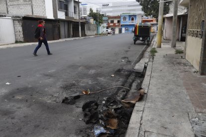 En este lugar se registró el atentado, la noche del martes 14 de septiembre, en el suroeste de Guayaquil.