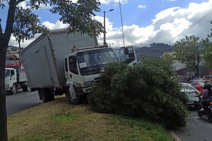 El camón arrasó con los demás automotores, según las indagaciones.