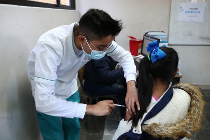 La cifra corresponde a la primera semana de vacunación.