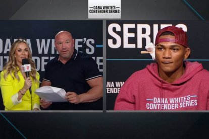 Dana White aseguró estar sorprendido, por el nivel que mostró el ecuatoriano Michael Morales.
