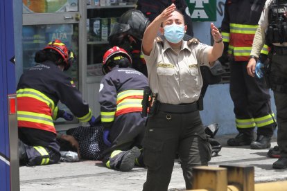 La mujer murió al instante.